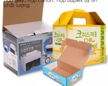 In Hộp Carton bồi giấy Duplex giá rẻ tại Hà Nội