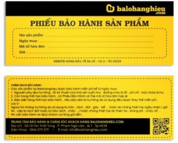 In phiếu bảo hành giá rẻ lấy nhanh ở đâu Hà Nội