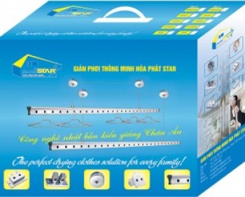 Xưởng in vỏ hộp đựng giàn phơi thông minh giá rẻ tại đâu