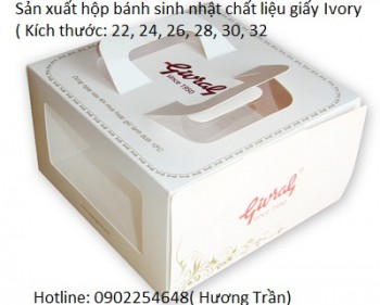 In Vỏ Hộp bánh sinh nhật giá rẻ nhất ở đâu?